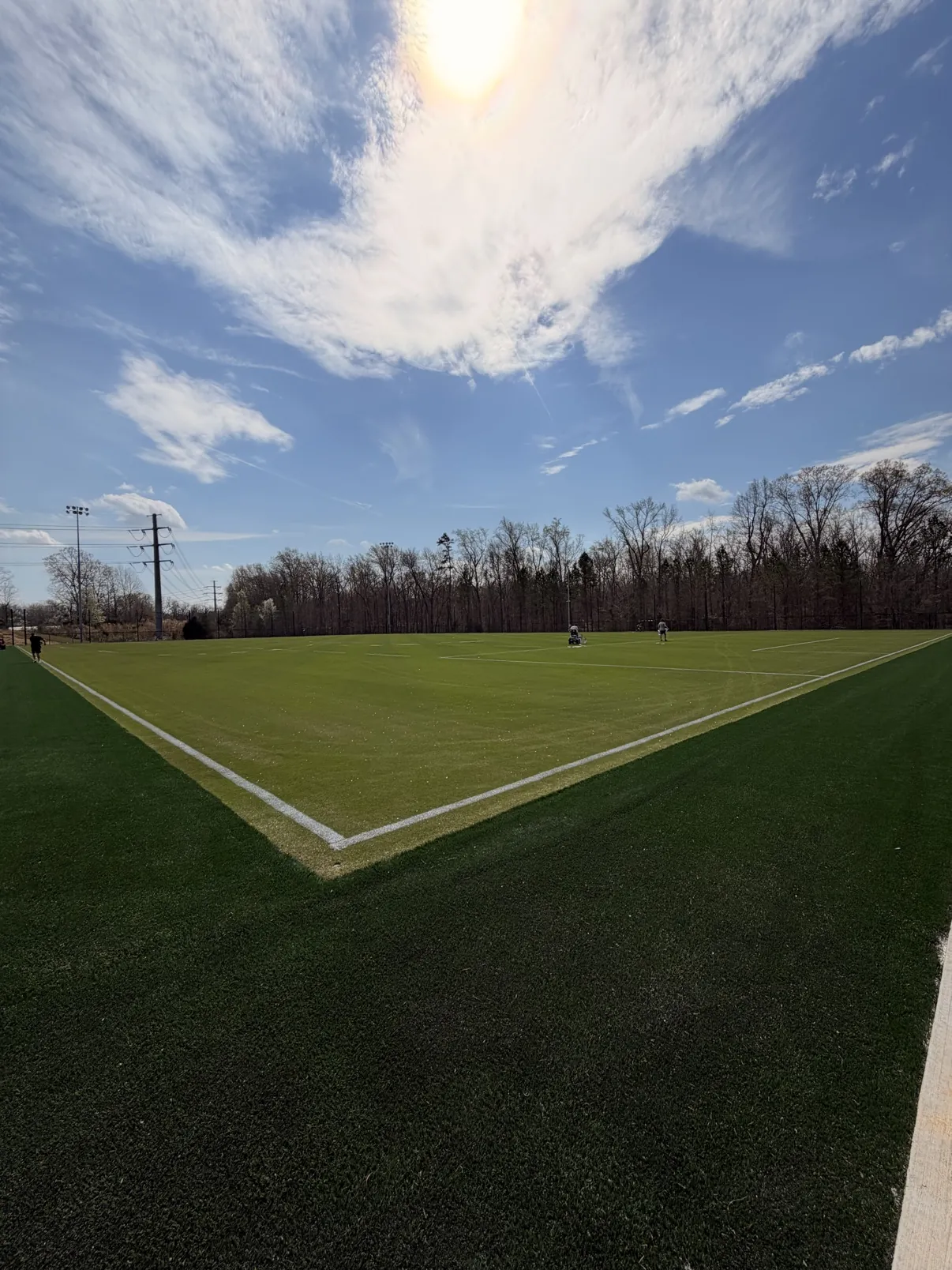 Indoor turf training facility