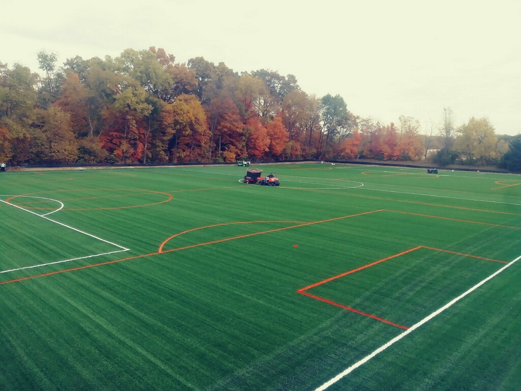 Adding and leveling turf infill