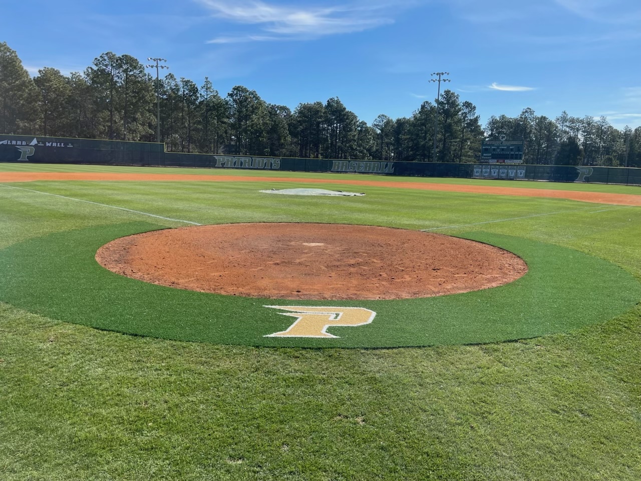 Baseball/softball halo with custom lettering